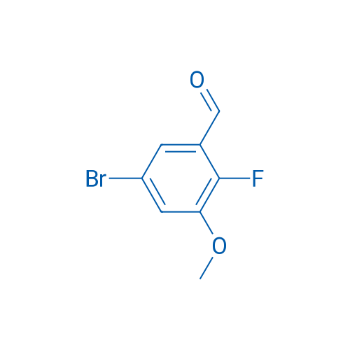 5-Bromo-2-fluoro-3-methoxybenzaldehyde 250mg