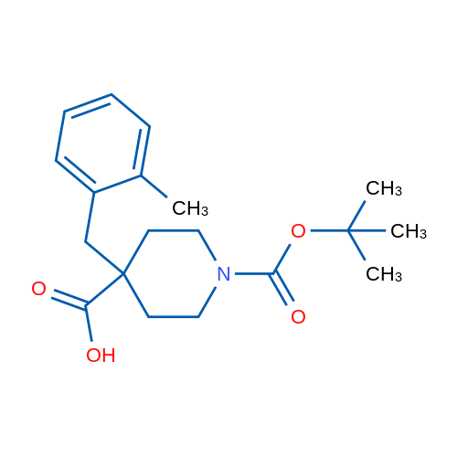 1-Boc-4-(2-methylbenzyl)-4-carboxypiperidine 1g