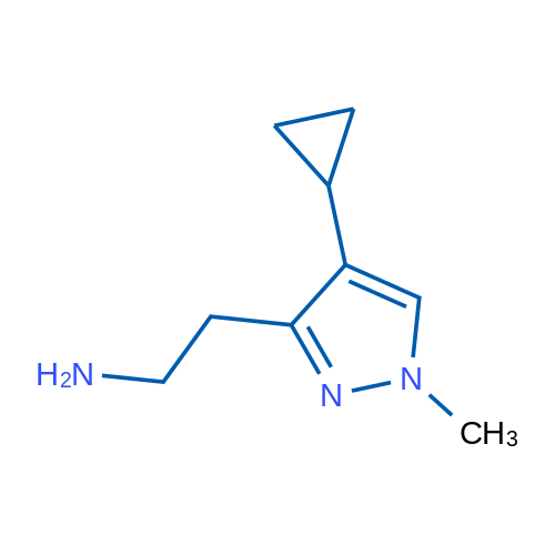 2-(4-Cyclopropyl-1-methyl-1H-pyrazol-3-yl)ethan-1-amine 1g