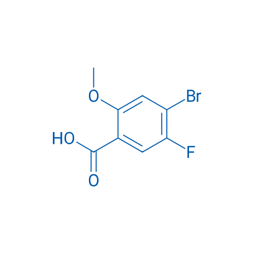 4-Bromo-5-fluoro-2-methoxybenzoic acid 250mg