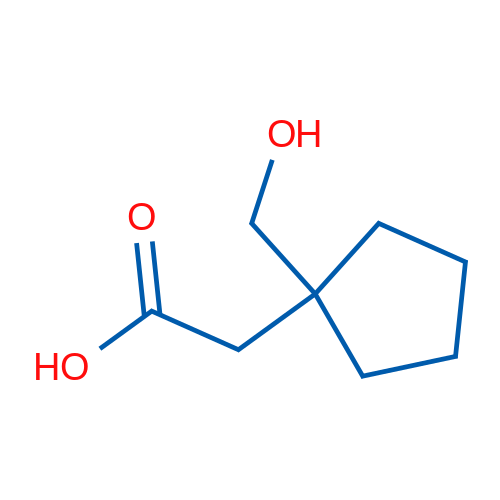 2-[1-(Hydroxymethyl)cyclopentyl]acetic acid 250mg