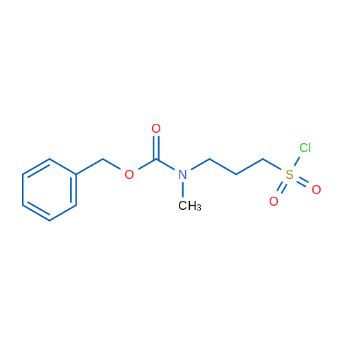 Benzyl N-[3-(chlorosulfonyl)propyl]-N-methylcarbamate 250mg