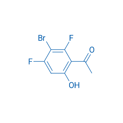 1-(3-Bromo-2,4-difluoro-6-hydroxyphenyl)ethan-1-one 1g