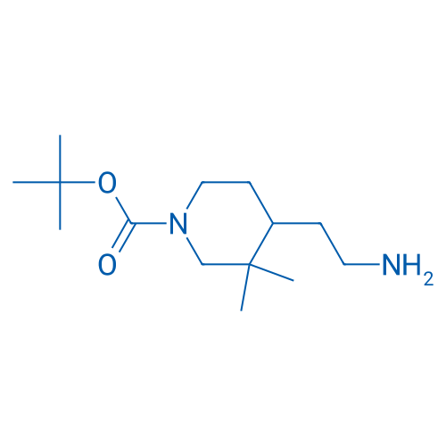 tert-Butyl 4-(2-aminoethyl)-3,3-dimethylpiperidine-1-carboxylate 1g