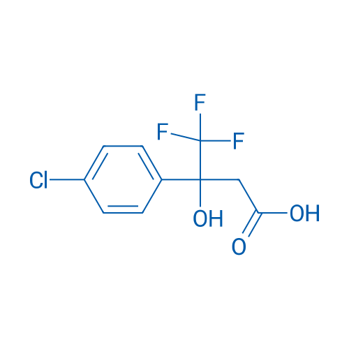 3-(4-Chlorophenyl)-4,4,4-trifluoro-3-hydroxybutanoic acid 250mg