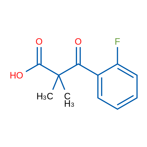 3-(2-Fluorophenyl)-2,2-dimethyl-3-oxopropanoic acid 1g