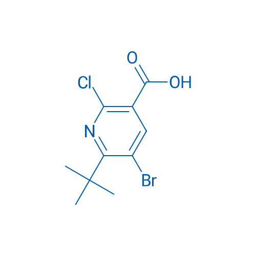 5-Bromo-6-(tert-butyl)-2-chloronicotinic acid 1g