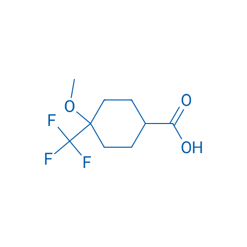 4-methoxy-4-(trifluoromethyl)cyclohexane-1-carboxylic acid 250mg