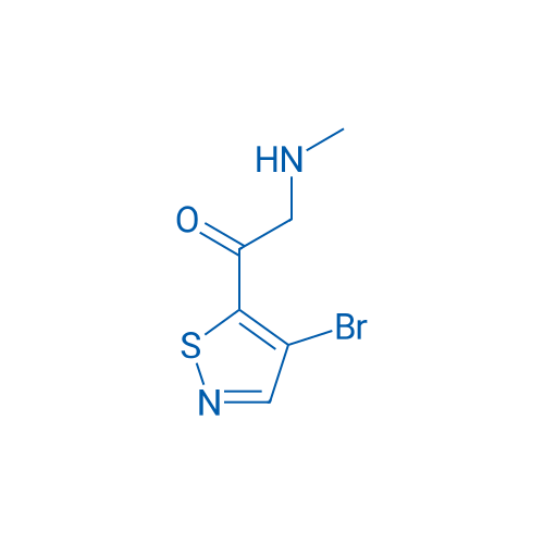 1-(4-Bromo-1,2-thiazol-5-yl)-2-(methylamino)ethan-1-one 1g