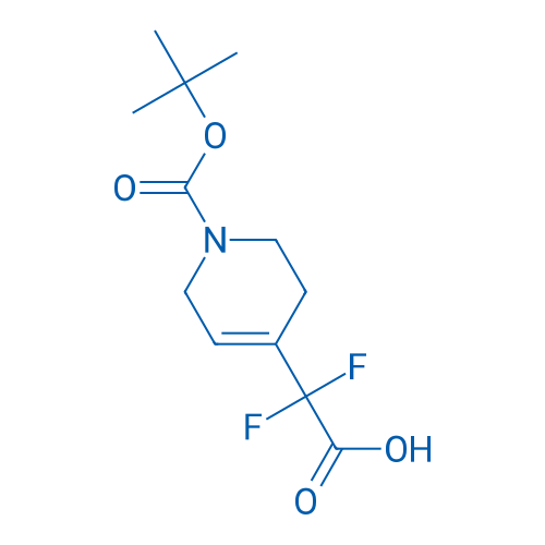 2-(1-(tert-Butoxycarbonyl)-1,2,3,6-tetrahydropyridin-4-yl)-2,2-difluoroacetic acid 100mg