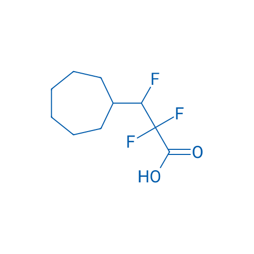 3-Cycloheptyl-2,2,3-trifluoropropanoic acid 1g