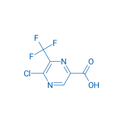 5-Chloro-6-(trifluoromethyl)pyrazine-2-carboxylic acid 250mg