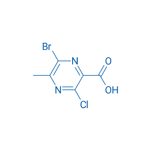 6-Bromo-3-chloro-5-methylpyrazine-2-carboxylic acid 100mg