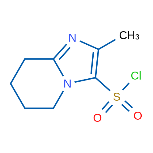 2-Methyl-5H,6H,7H,8H-imidazo[1,2-a]pyridine-3-sulfonyl chloride 1g