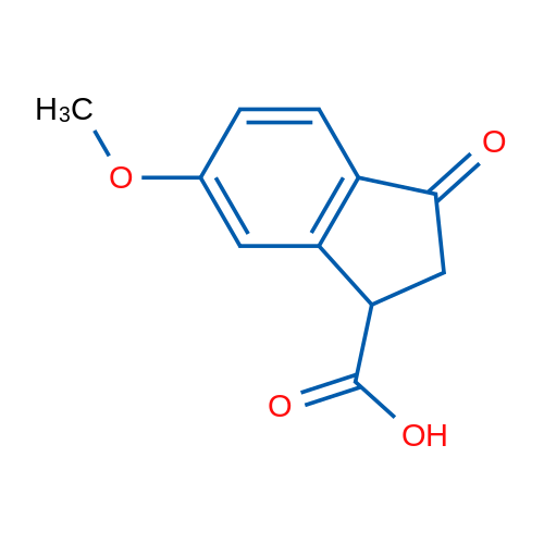6-Methoxy-3-oxo-2,3-dihydro-1H-indene-1-carboxylic acid 1g