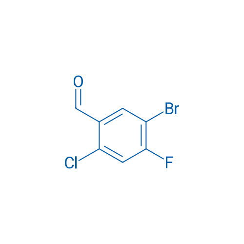 5-Bromo-2-chloro-4-fluorobenzaldehyde 1g