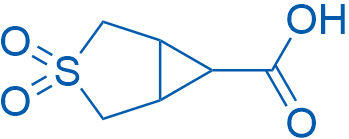 3-Thiabicyclo[3.1.0]hexane-6-carboxylic acid 3,3-dioxide 100mg