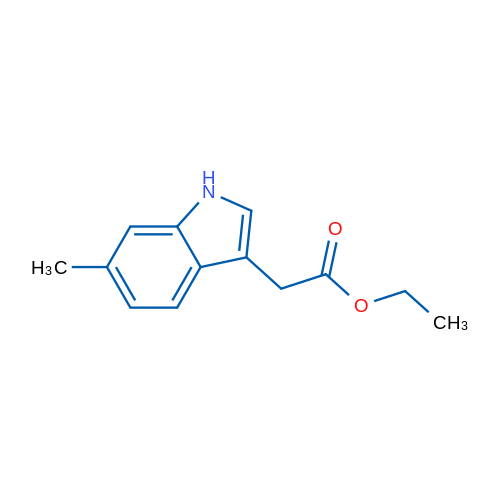 Ethyl 2-(6-methyl-1H-indol-3-yl)acetate 5g