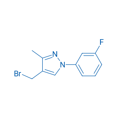 4-(Bromomethyl)-1-(3-fluorophenyl)-3-methyl-1H-pyrazole 1g