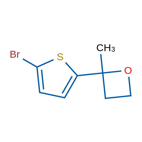2-(5-Bromothiophen-2-yl)-2-methyloxetane 1g