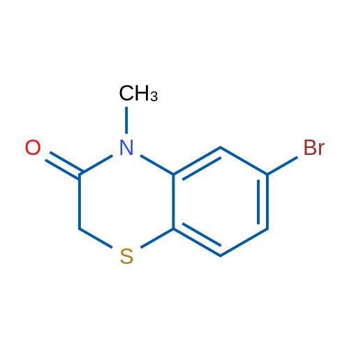 6-Bromo-4-methyl-2H-benzo[b][1,4]thiazin-3(4H)-one 1g