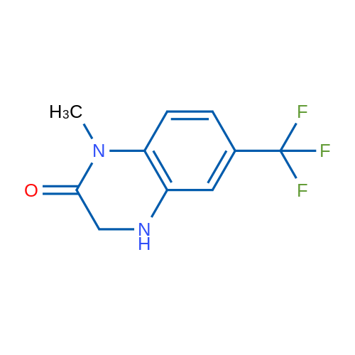 1-Methyl-6-(trifluoromethyl)-1,2,3,4-tetrahydroquinoxalin-2-one 1g