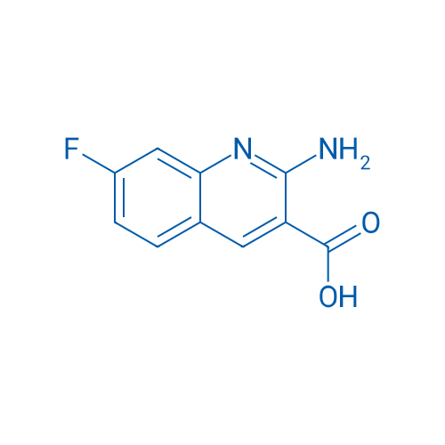 2-Amino-7-fluoroquinoline-3-carboxylic acid 1g