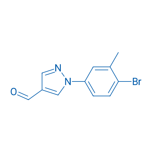 1-(4-Bromo-3-methylphenyl)-1H-pyrazole-4-carbaldehyde 250mg