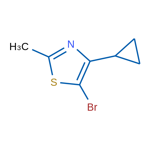 5-Bromo-4-cyclopropyl-2-methylthiazole 1g