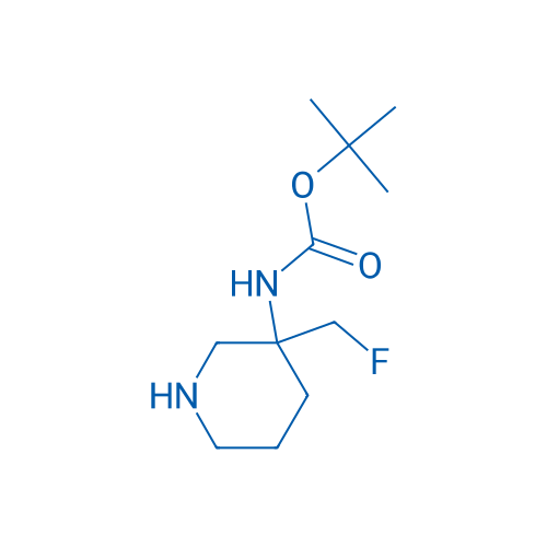 tert-Butyl (3-(fluoromethyl)piperidin-3-yl)carbamate 250mg