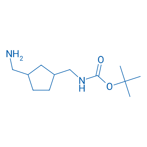 tert-Butyl ((3-(aminomethyl)cyclopentyl)methyl)carbamate 250mg