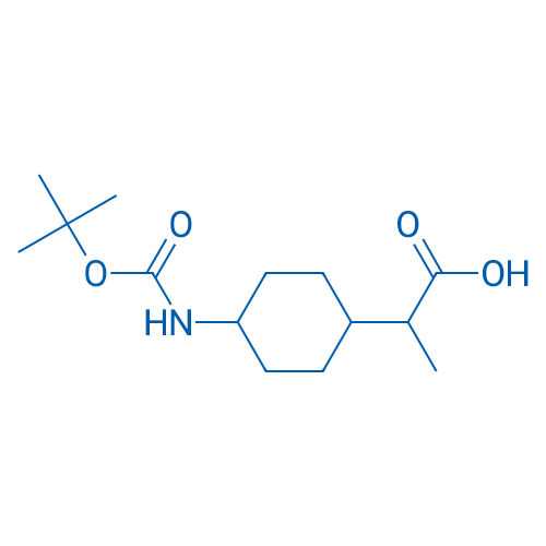 2-(4-((tert-Butoxycarbonyl)amino)cyclohexyl)propanoic acid 100mg