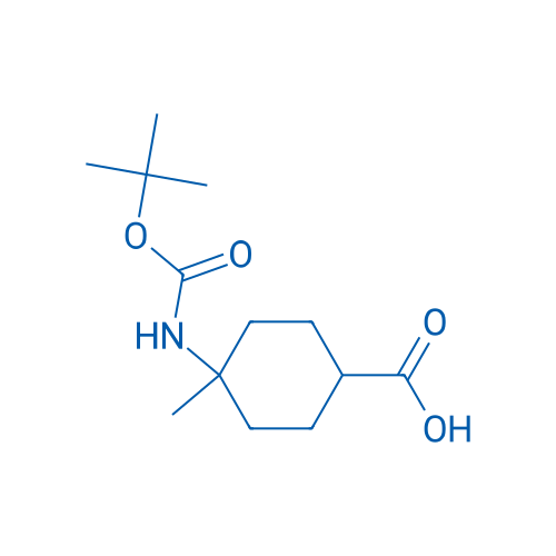 4-((tert-Butoxycarbonyl)amino)-4-methylcyclohexanecarboxylic acid 250mg