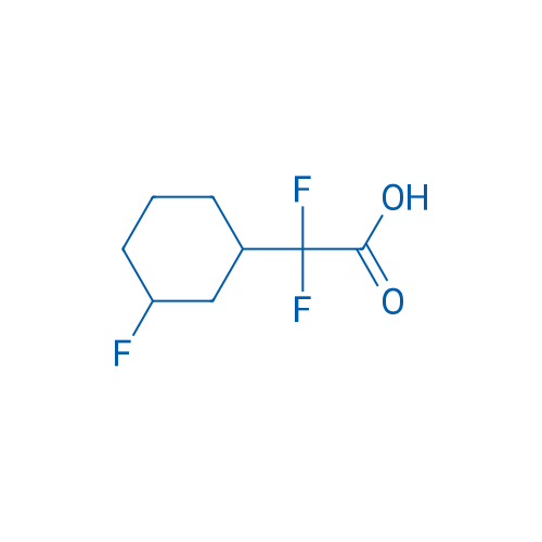 2,2-Difluoro-2-(3-fluorocyclohexyl)acetic acid 1g