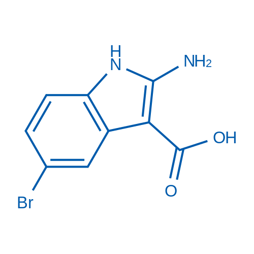 2-Amino-5-bromo-1H-indole-3-carboxylic acid 250mg