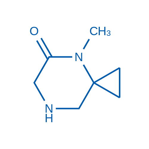 4-Methyl-4,7-diazaspiro[2.5]octan-5-one 250mg