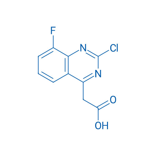 2-(2-Chloro-8-fluoroquinazolin-4-yl)acetic acid 250mg
