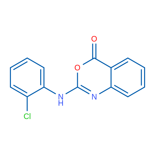 2-[(2-Chlorophenyl)amino]-4H-3,1-benzoxazin-4-one 1g