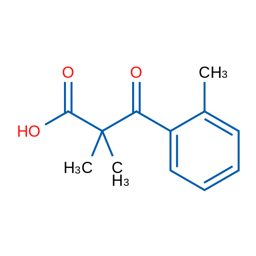 2,2-Dimethyl-3-(2-methylphenyl)-3-oxopropanoic acid 1g