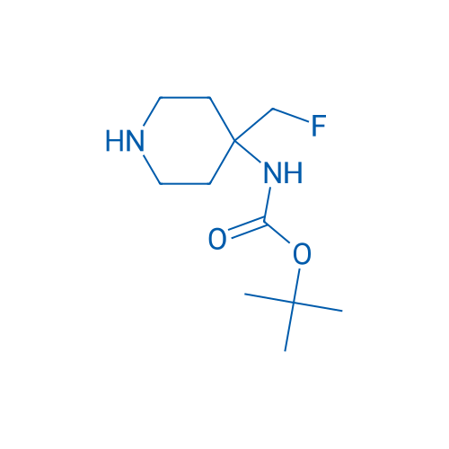tert-Butyl (4-(fluoromethyl)piperidin-4-yl)carbamate 250mg
