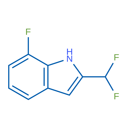 2-(Difluoromethyl)-7-fluoro-1H-indole 1g