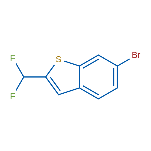 6-Bromo-2-(difluoromethyl)benzo[b]thiophene 1g