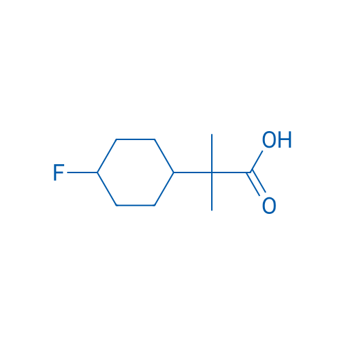 2-(4-Fluorocyclohexyl)-2-methylpropanoic acid 100mg