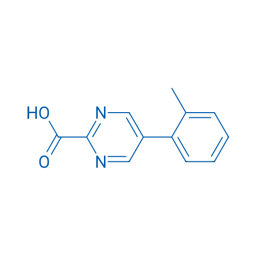 5-(2-Methylphenyl)pyrimidine-2-carboxylic acid 1g