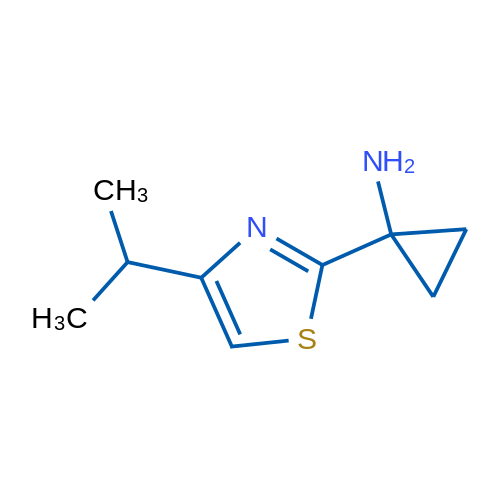1-[4-(Propan-2-yl)-1,3-thiazol-2-yl]cyclopropan-1-amine 1g