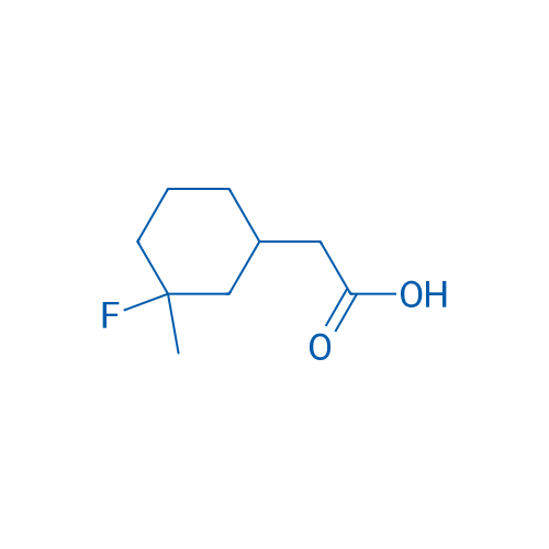2-(3-Fluoro-3-methylcyclohexyl)acetic acid 1g