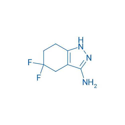 5,5-Difluoro-4,5,6,7-tetrahydro-1H-indazol-3-amine 250mg