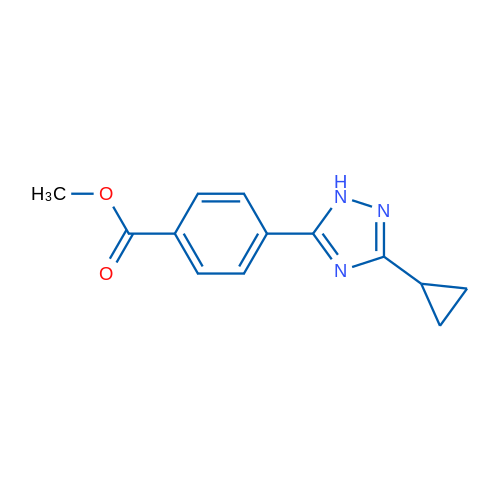 Methyl 4-(3-cyclopropyl-1H-1,2,4-triazol-5-yl)benzoate 1g
