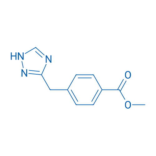 Methyl 4-((1H-1,2,4-triazol-3-yl)methyl)benzoate 250mg