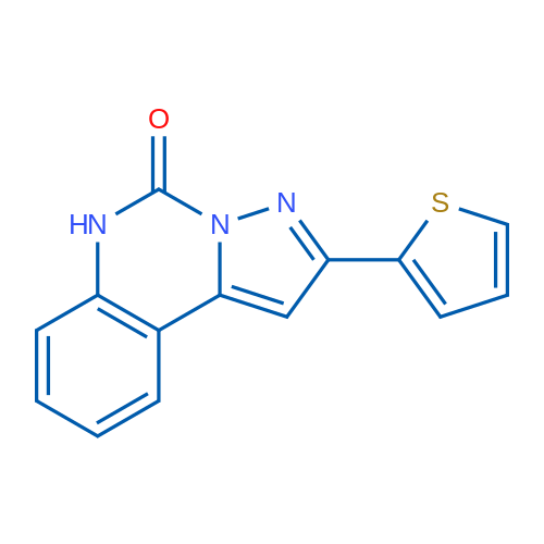 2-(Thiophen-2-yl)pyrazolo[1,5-c]quinazolin-5(6H)-one 1g